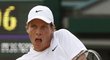 Tomáš Berdych v osmifinále Wimbledonu proti Andy Roddickovi