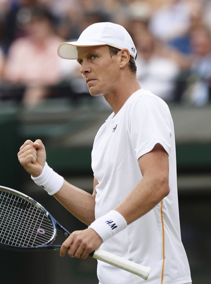 Hlavně ať je ruka dobrá, přeje si po bitvě s Tomičem Tomáš Berdych Hlavně ať je ruka dobrá, přeje si po bitvě s Tomičem Tomáš Berdych