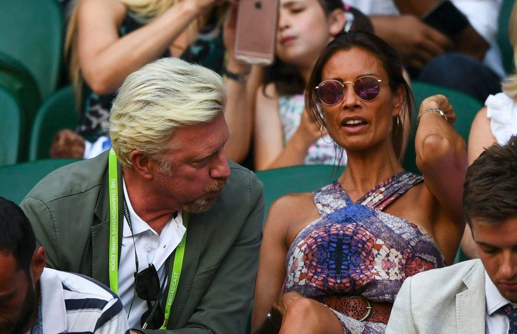 Boris Becker oblažoval svojí přítomností televizní moderátorku...