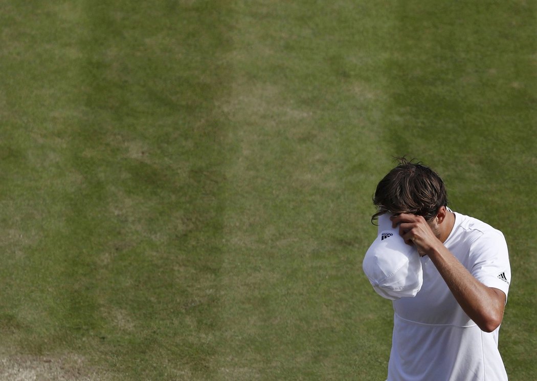 Francouz Lucas Pouille ve čtvrtfinále Wimbledonu s Tomášem Berdychem