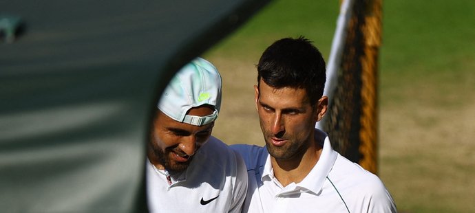 Rivalitu vystřídal respekt. Dva hrdinové finále Wimbledonu Novak Djokovič a Nicky Kyrgios