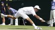 Srb Novak Djokovič se rval ve finále dvouhry Wimbledonu. Během zápasu prožíval radost i zklamání.
