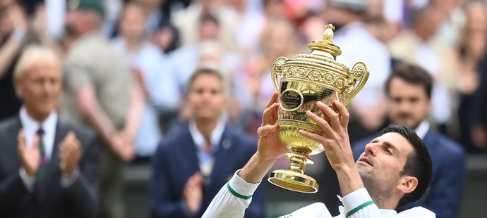 Novak Djokovič, vítěz Wimbledonu
