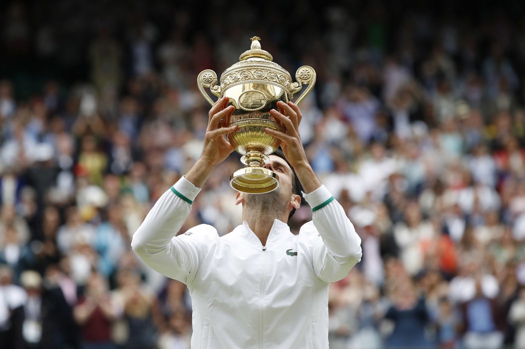 Novak Djokovič, vítěz Wimbledonu