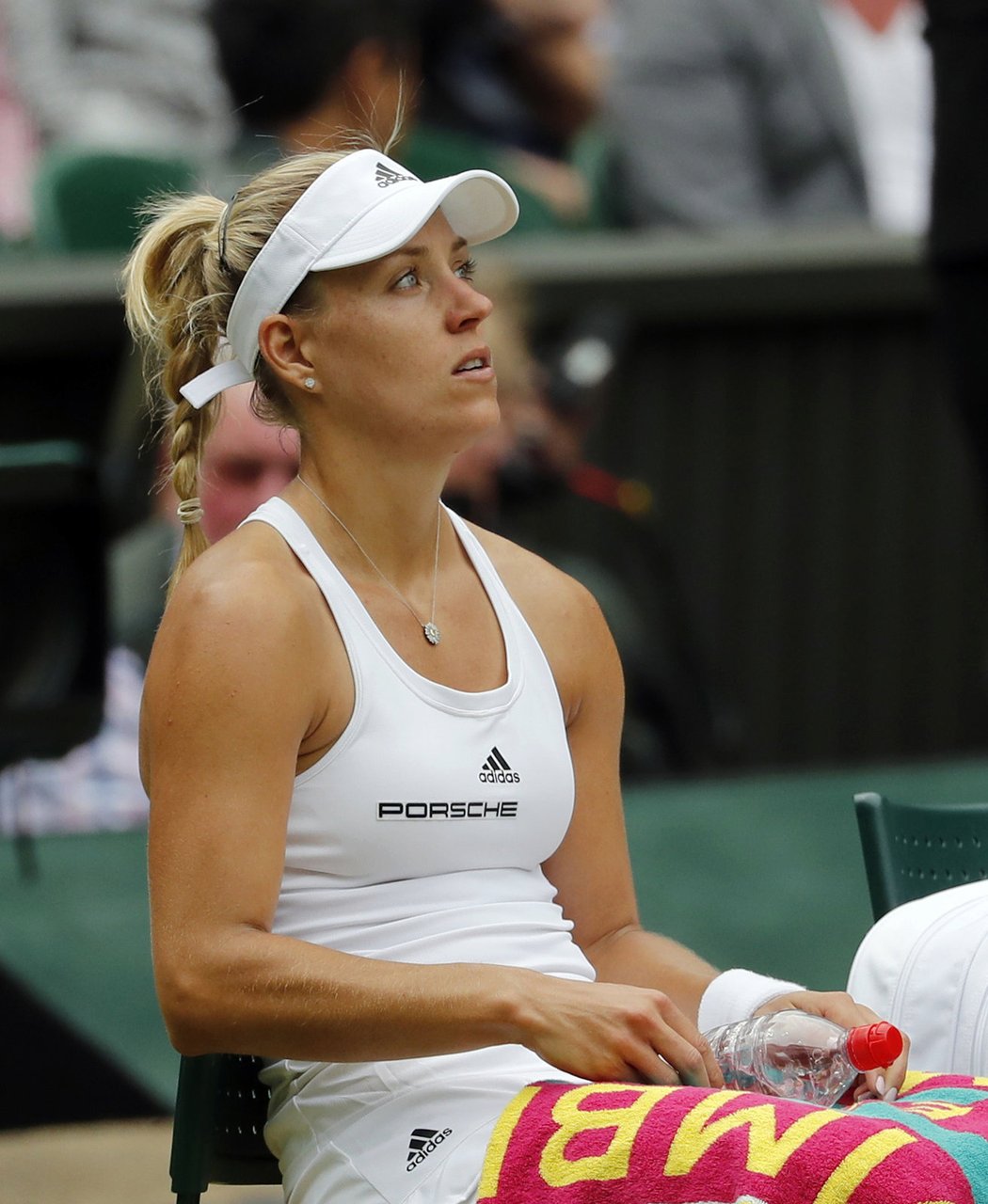 Zklamání? Německá tenistka Angelique Kerberová prohrála finále dvouhry ve Wimbledonu.