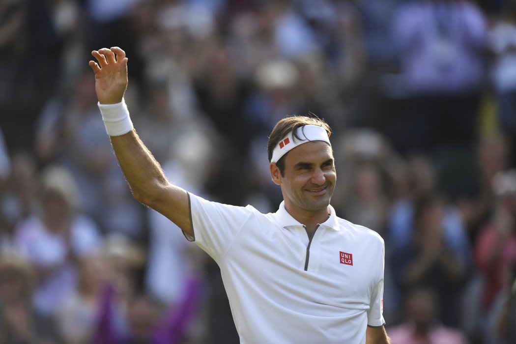 Roger Federer dokazuje, že londýnský areál je jeho druhým domovem