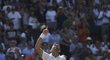 Novak Djokovič bezprostředně po vyhraném finále Wimbledonu