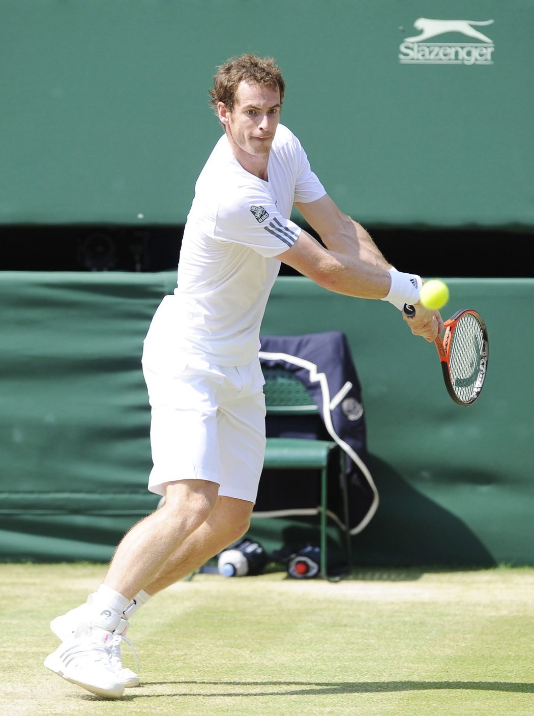 Brit Andy Murray bojoval ve finále dvouhry Wimbledonu se světovou jedničkou, Srbem Novakem Djokovičem. Zápas byl plný emocí.