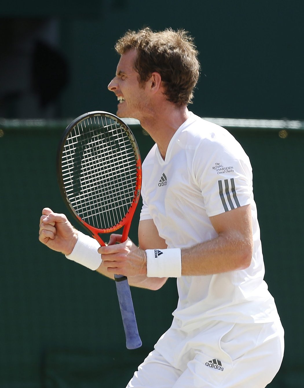 Brit Andy Murray bojoval ve finále dvouhry Wimbledonu se světovou jedničkou, Srbem Novakem Djokovičem. Zápas byl plný emocí.