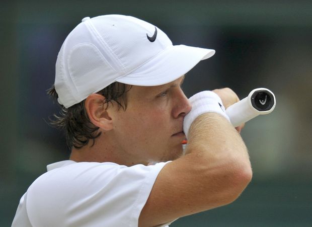 Tomáš Berdych ve finále Wimbledonu Tomáš Berdych ve finále Wimbledonu