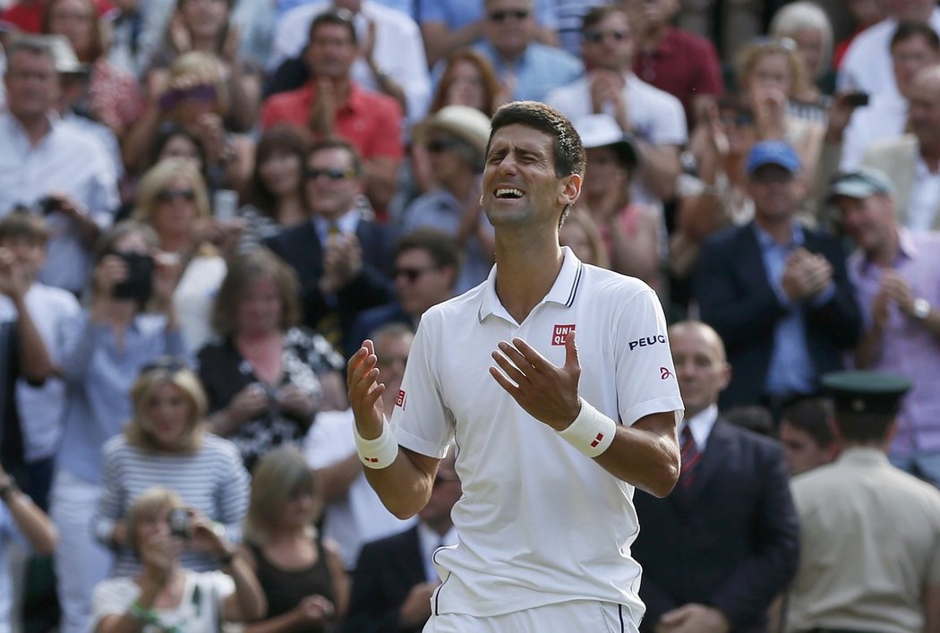 Já jsem to opravdu dokázal! Novak Djokovič v euforii po finálovém vítězství nad Rogerem Federerem