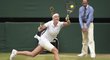 Petra Kvitová ve finálovém duelu Wimbledonu proti Kanaďance Bouchardové