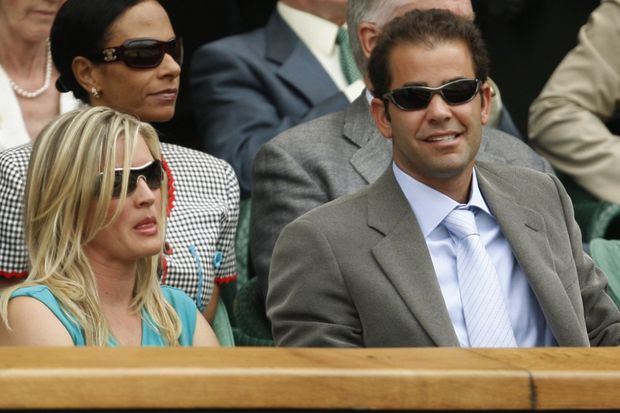 Legendární tenista Pete Sampras se ženou Bidgette Legendární tenista Pete Sampras se ženou Bidgette