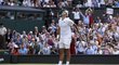 Roger Federer byl po dalším vítězství na Wimbledonu plný radosti