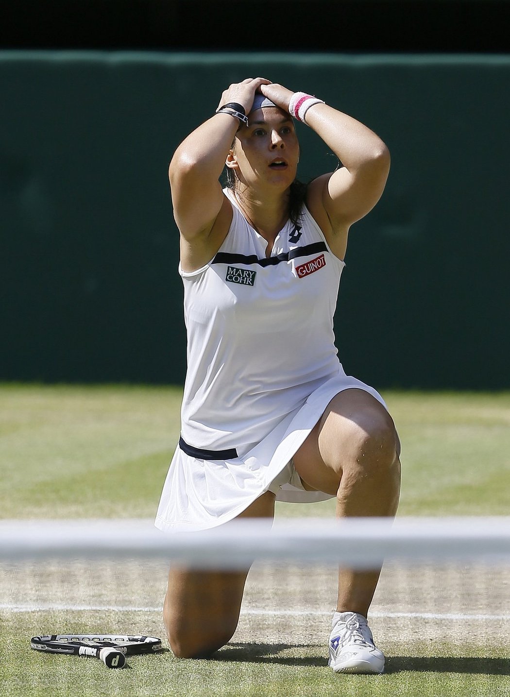 Francouzská tenistka Marion Bartoliová se raduje, vyhrála slavný Wimbledon