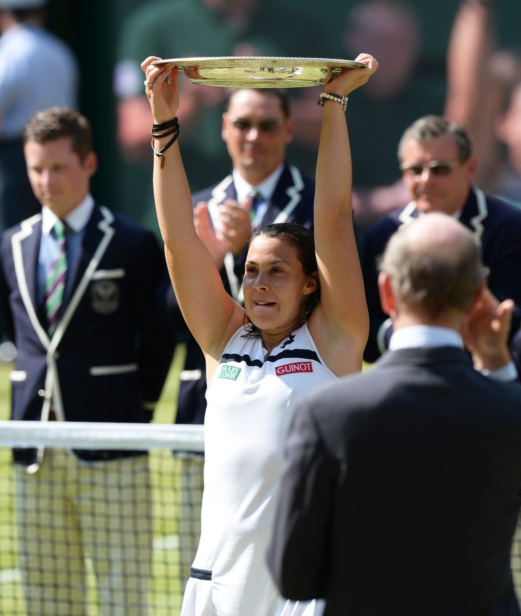 Francouzská tenistka Marion Bartoliová se raduje, vyhrála slavný Wimbledon