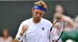 Američan Mardy Fish vyřadil v osmifinále Wimbledonu Tomáše Berdycha