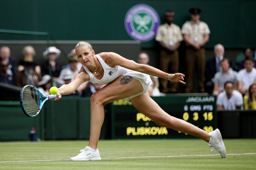 Karolína Plíšková zatím na Wimbledonu potvrzuje roli jedné z největších favoritek turnaje