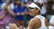 Mladá Rumunka Simone Halepová porazila Sabine Lisickou a dostala se do semfinále Wimbledonu