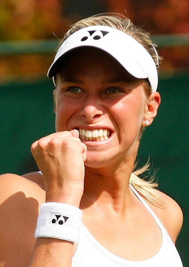 Andrea Hlaváčková při své vítězné premiéře na grandslamovém turnaji Andrea Hlaváčková při své vítězné premiéře na grandslamovém turnaji