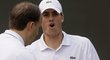 John Isner odehrál pouhé dva gamy