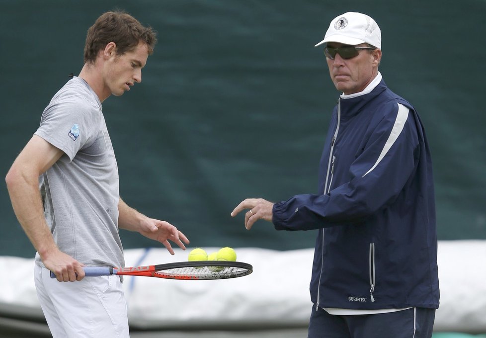 Andy Murray a Ivan Lendl. Dvojice, která konečně dobyla Wimbledon.