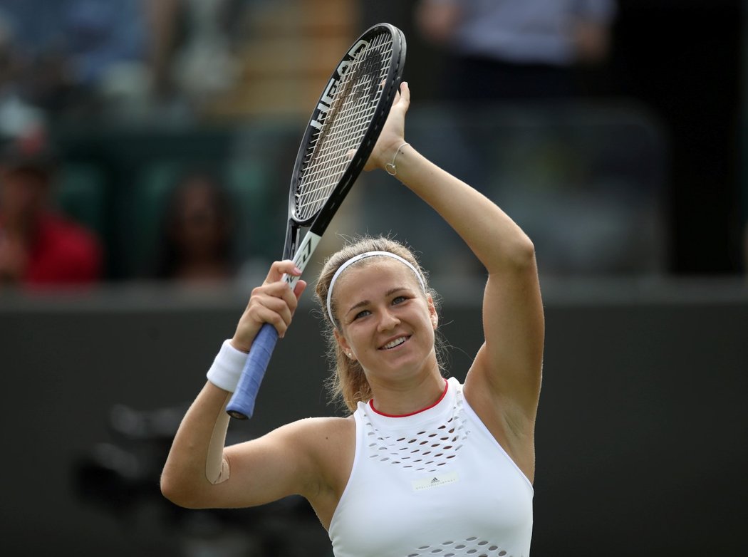 Karolína Muchová postoupila do osmifinále Wimbledonu