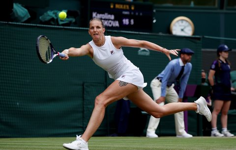 Karolína Plíšková v semifinále Wimbledonu proti Aryně Sabalenkové