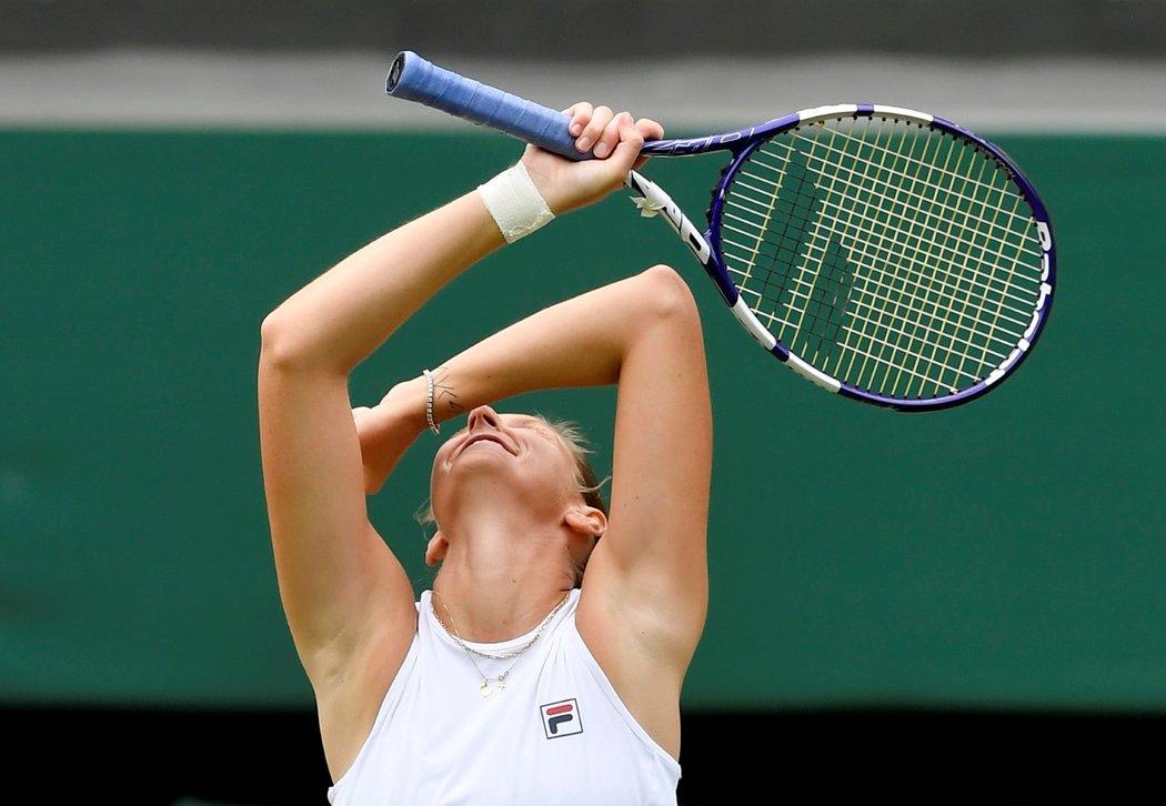 Karolína Plíšková zdolala Sabalenkovou a postoupila do finále Wimbledonu