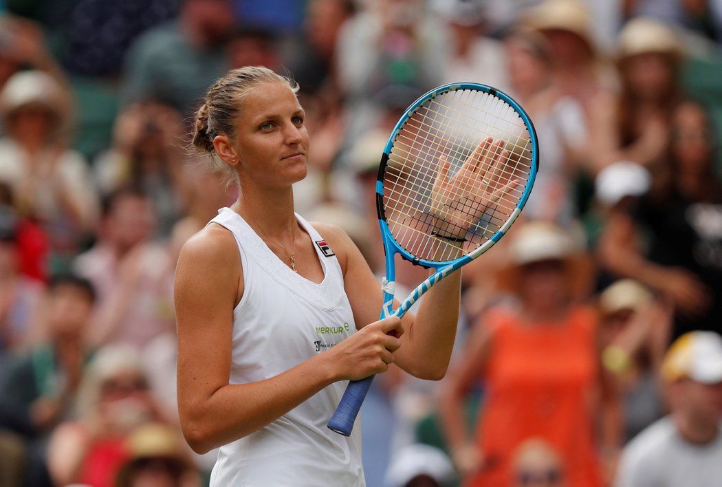 Karolína Plíšková poprvé v kariéře postoupila do třetího kola Wimbledonu