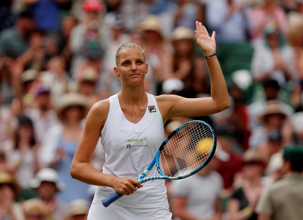 Karolína Plíšková poprvé v kariéře postoupila do třetího kola Wimbledonu