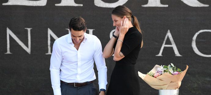 Karolína Plíšková po návratu domů z Anglie, kde na Wimbledonu skončila až ve finále