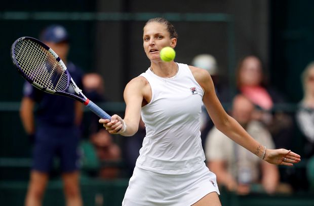 Karolína Plíšková ve wimbledonském finále Karolína Plíšková ve wimbledonském finále