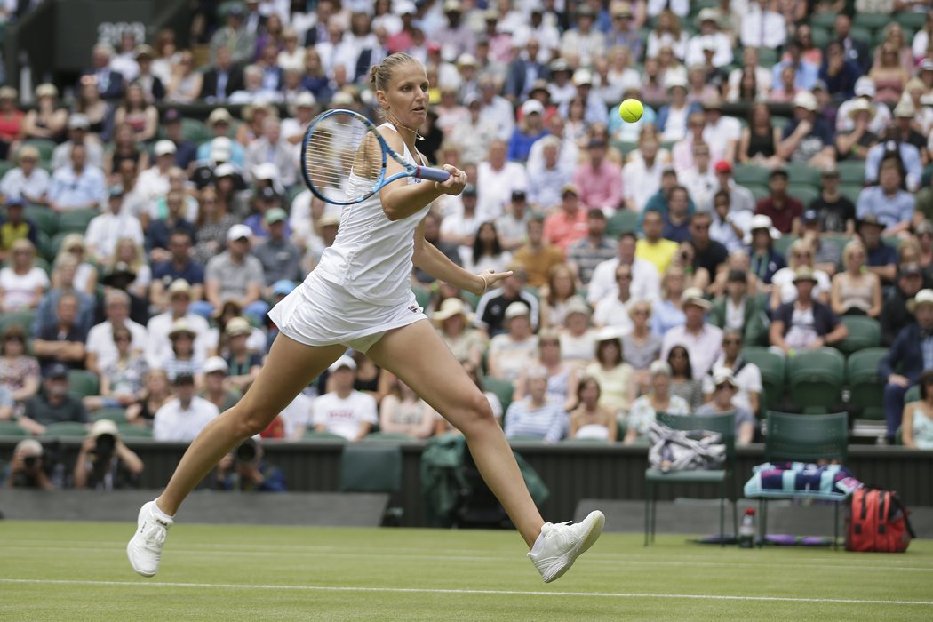 Karolína Plíšková ve druhém kole Wimbledonu proti Monice Puigové