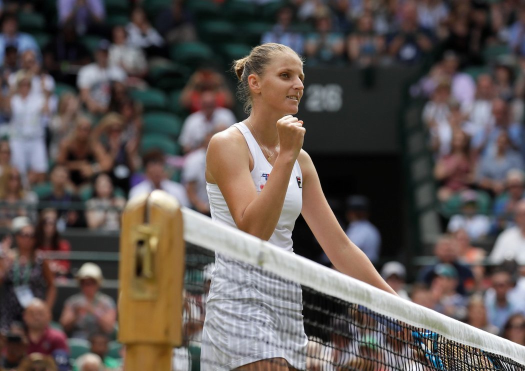 Karolína Plíšková postoupila do osmifinále Wimbledonu