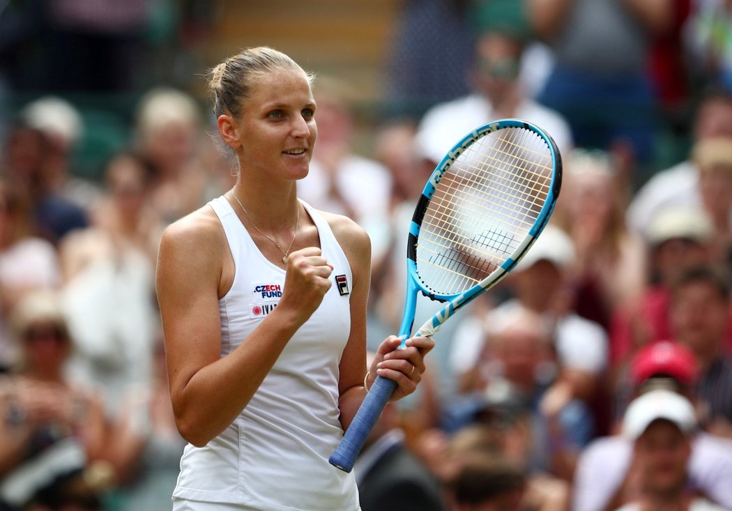 Karolína Plíšková postoupila do osmifinále Wimbledonu