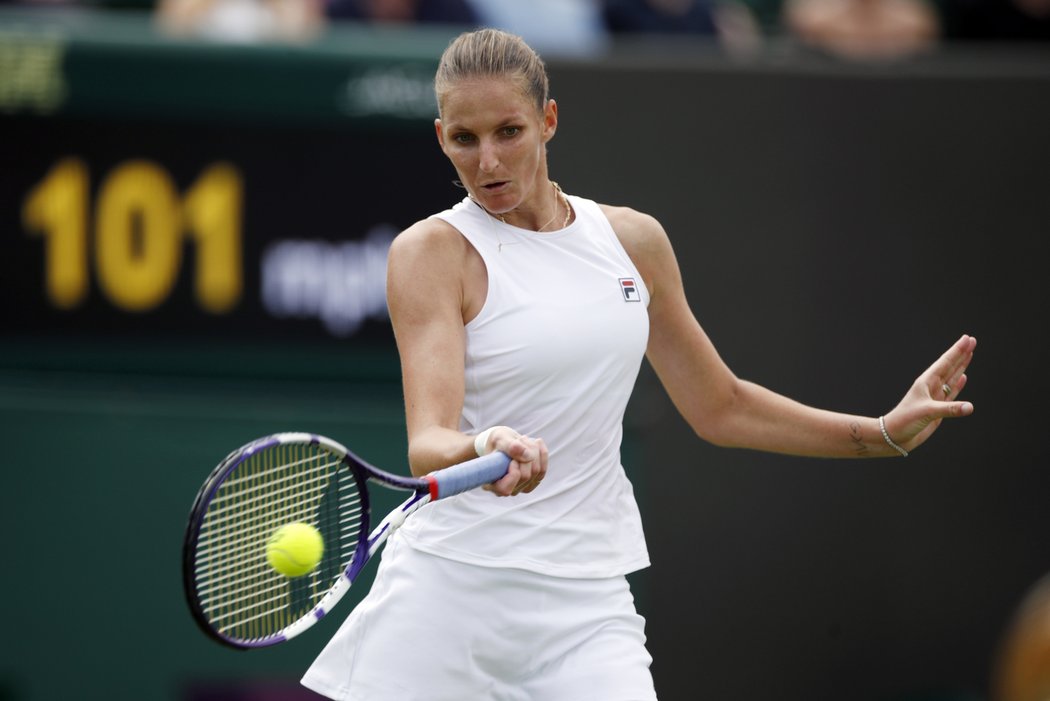 Karolína Plíšková je v osmifinále Wimbledonu