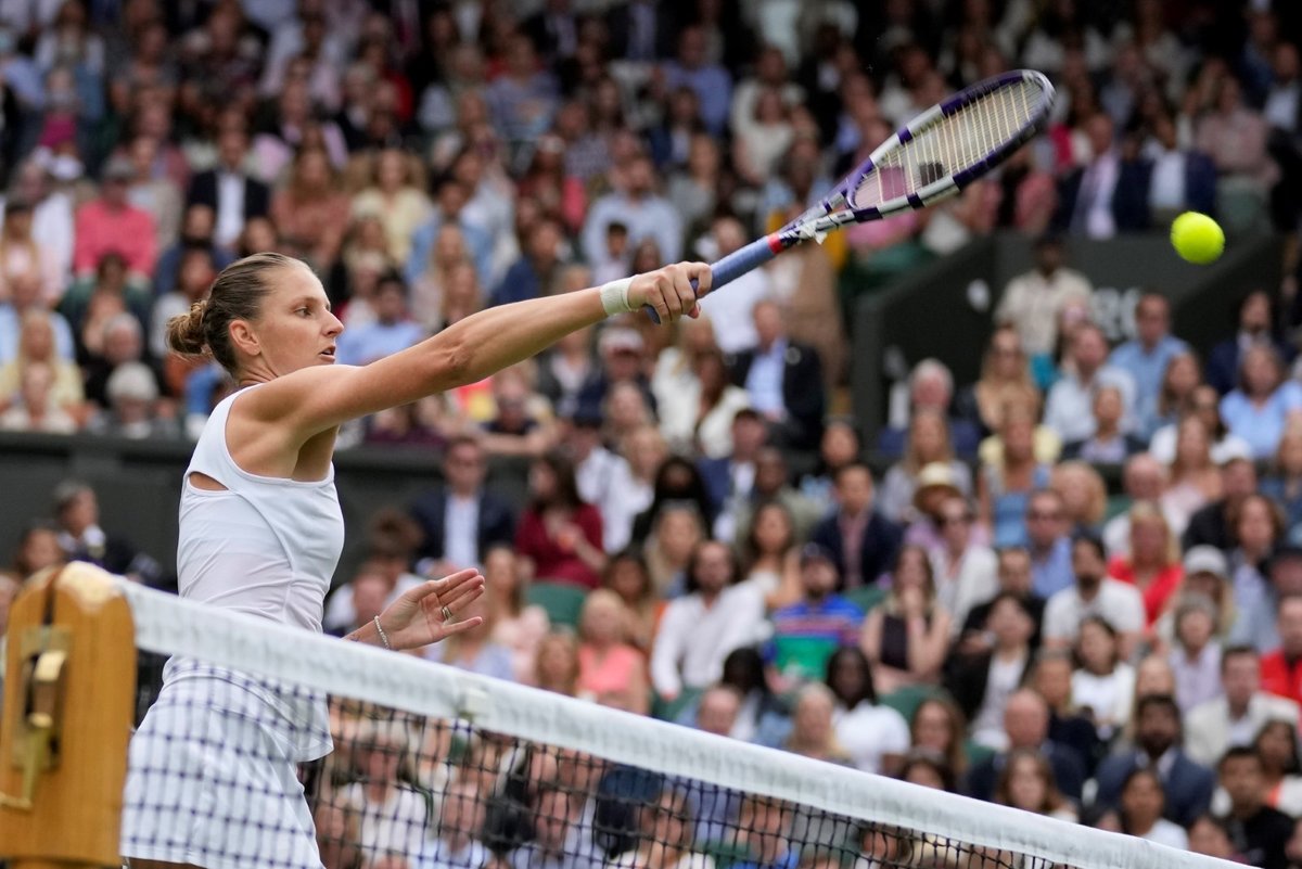 Karolína Plíšková ve wimbledonském finále