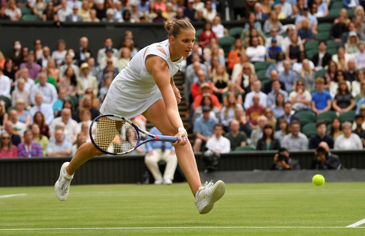 Karolína Plíšková ve wimbledonském finále