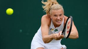 Wimbledon ONLINE: Siniaková padla s kanárem, Rosol bojuje. Djokovič postoupil