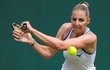 Kristýna Plíšková ve druhém kole Wimbledonu proti Anastasii Pavljučenkové