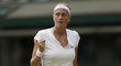 Petra Kvitová slaví, z pozice obhájkyně titulu už je na Wimbledonu ve 3. kole