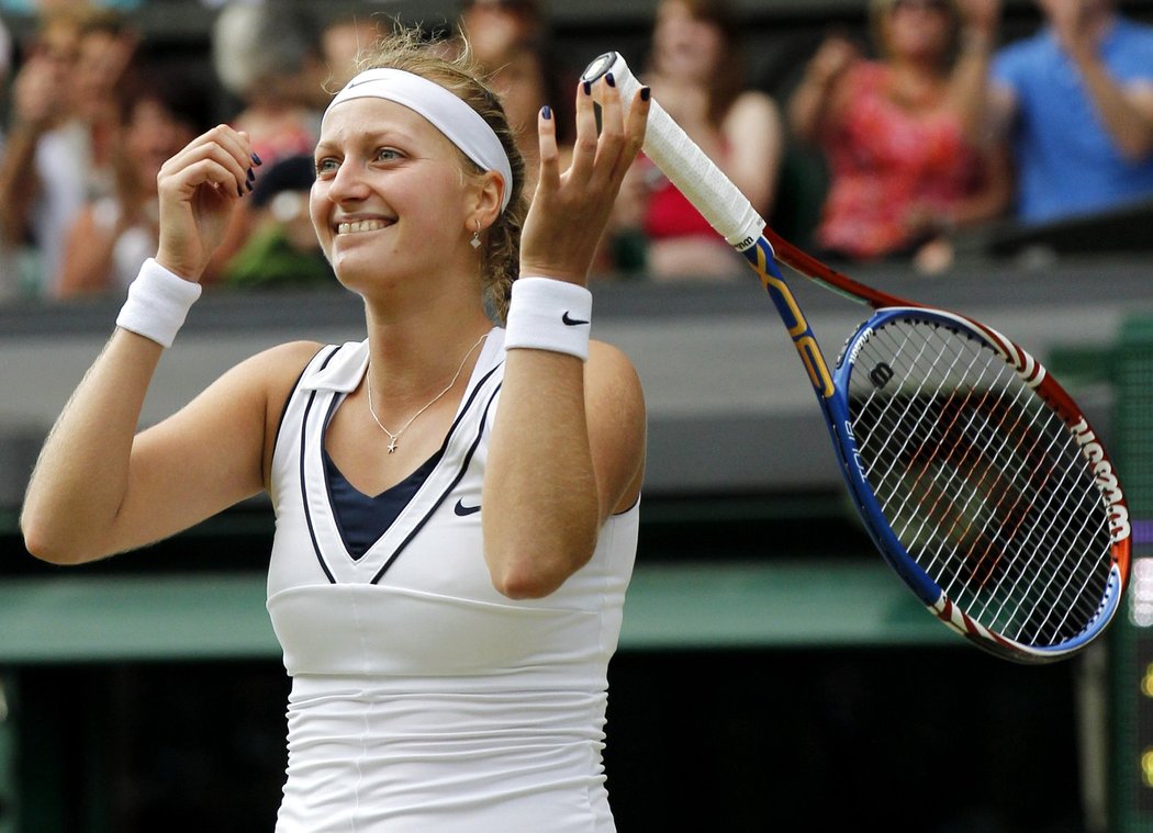 Je to tam! Petra Kvitová triumfovala ve Wimbledonu