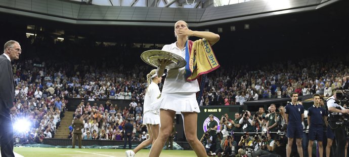 Petra Kvitová vyhrála svůj druhý Wimbledon