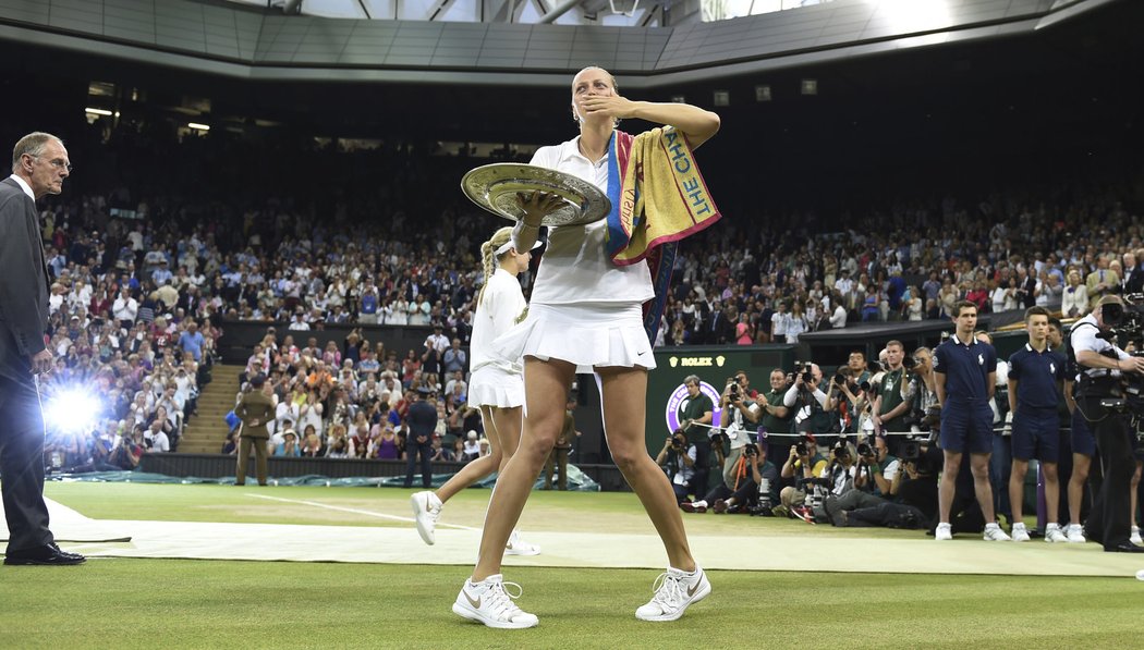 Petra Kvitová vyhrála svůj druhý Wimbledon