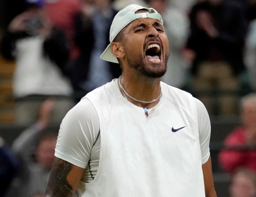 Nick Kyrgios prožívá tenis na maximum