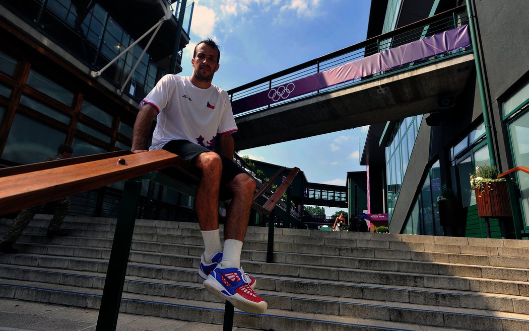 Radek Štěpánek se v Londýně chystá na olympijský turnaj, kde zasáhne do dvouhry, čtyřhry i smíšené čtyřhry