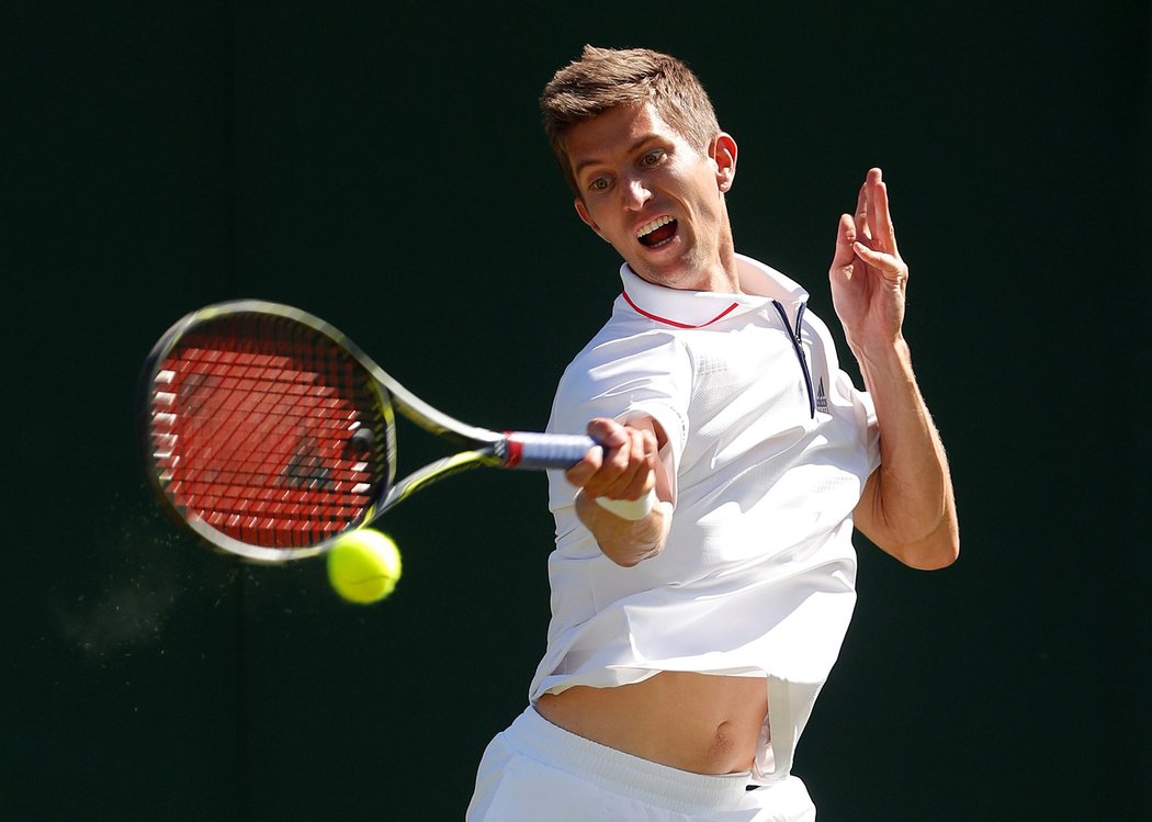 Yannick Maden z Německa na Wimbledonu