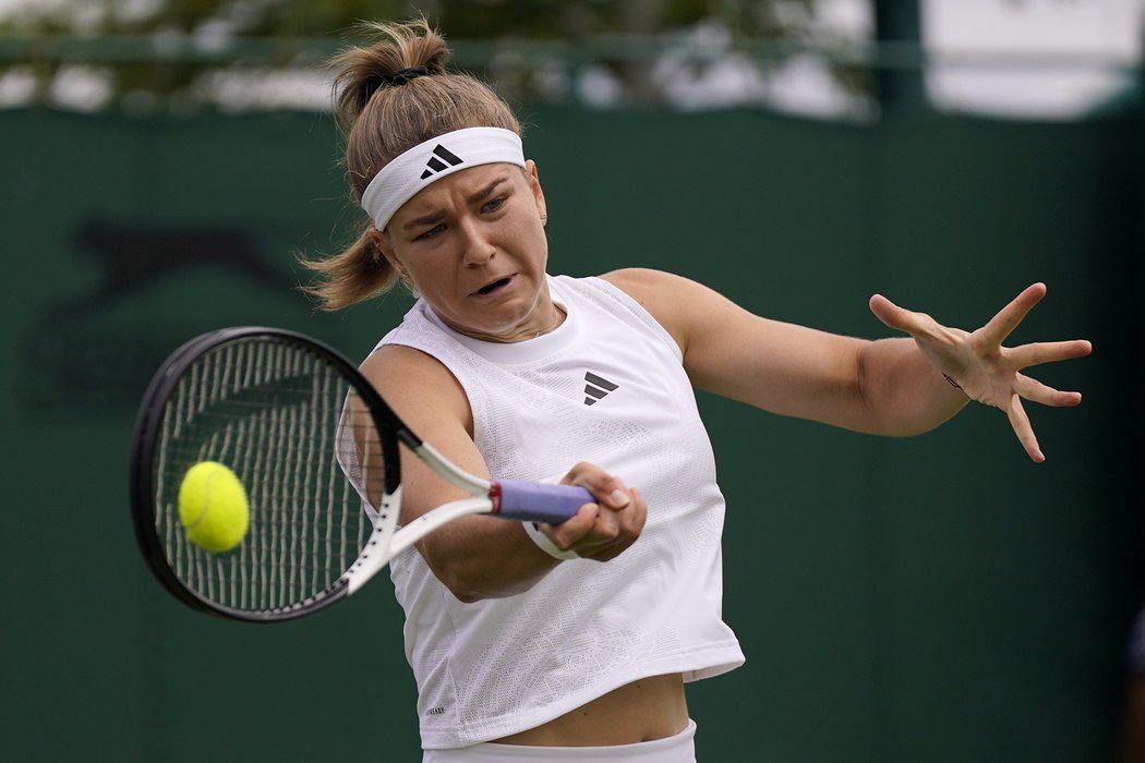 Karolína Muchová na zápas prvního kola Wimbledonu čekala do čtvrtka
