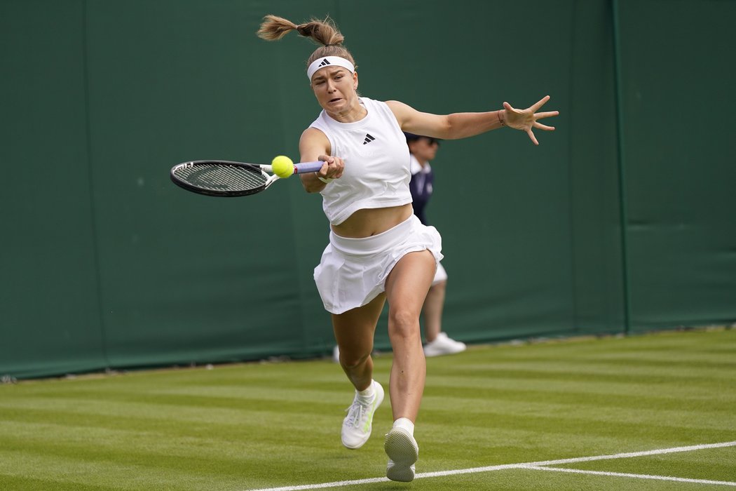 Karolína Muchová na zápas prvního kola Wimbledonu čekala do čtvrtka